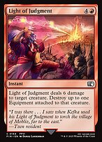Magic the Gathering Card - Light of Judgment - MTG Circle