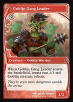 Magic the Gathering Card - Goblin Gang Leader - MTG Circle