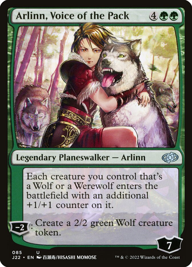 Magic the Gathering Card - Arlinn, Voice of the Pack - MTG Circle