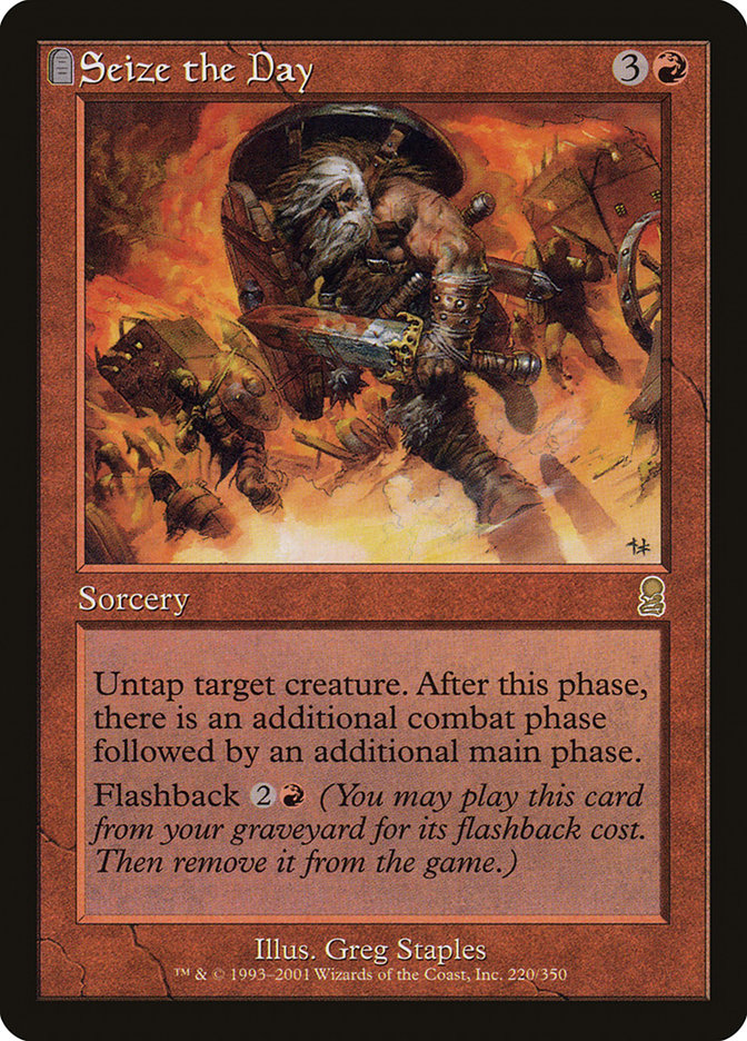 Magic the Gathering Card - Seize the Day - MTG Circle