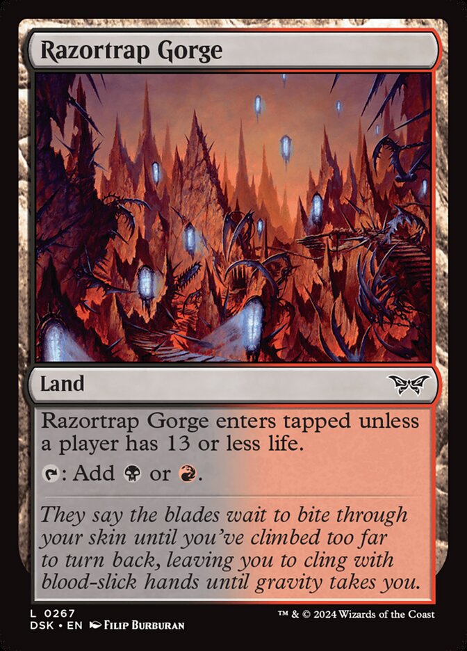 Magic the Gathering Card - Razortrap Gorge - MTG Circle