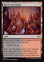 Magic the Gathering Card - Razortrap Gorge - MTG Circle