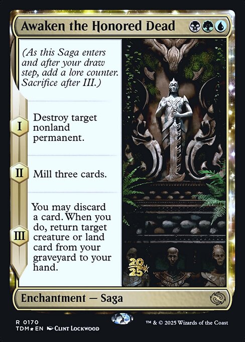 Magic the Gathering Card - Awaken the Honored Dead - MTG Circle
