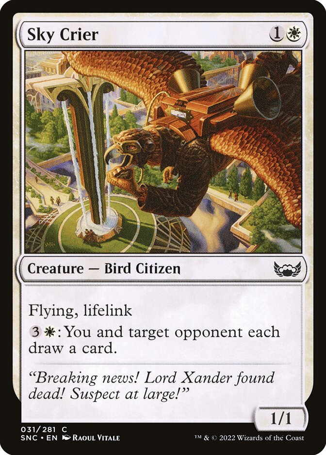 Magic the Gathering Card - Sky Crier - MTG Circle