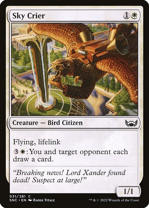 Magic the Gathering Card - Sky Crier - MTG Circle