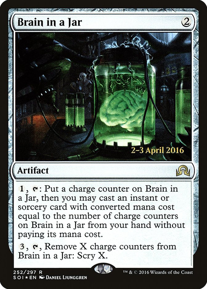 Magic the Gathering Card - Brain in a Jar - MTG Circle