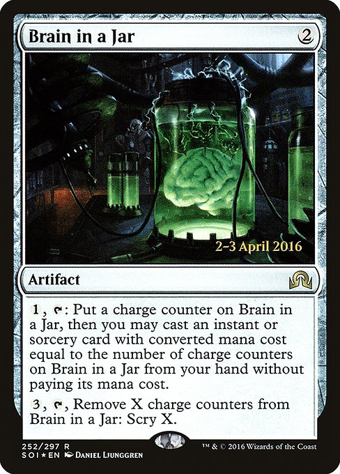Magic the Gathering Card - Brain in a Jar - MTG Circle