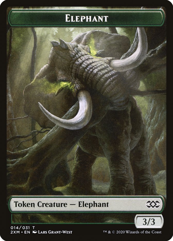 Magic the Gathering Card - Elephant - MTG Circle