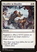 Magic the Gathering Card - Shoulder to Shoulder - MTG Circle