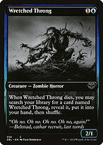Magic the Gathering Card - Wretched Throng - MTG Circle