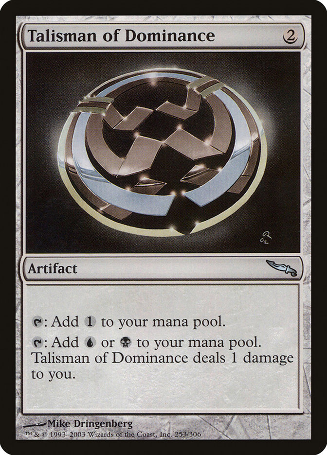 Magic the Gathering Card - Talisman of Dominance - MTG Circle