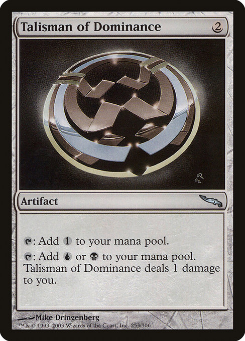 Magic the Gathering Card - Talisman of Dominance - MTG Circle