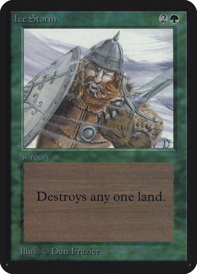 Magic the Gathering Card - Ice Storm - MTG Circle