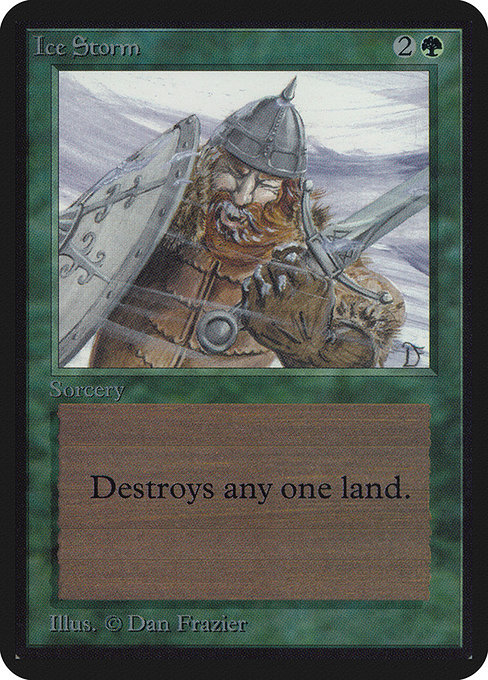 Magic the Gathering Card - Ice Storm - MTG Circle