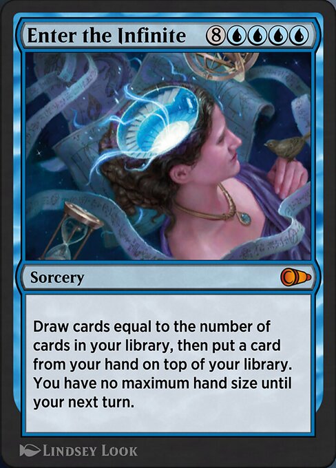 Magic the Gathering Card - Enter the Infinite - MTG Circle