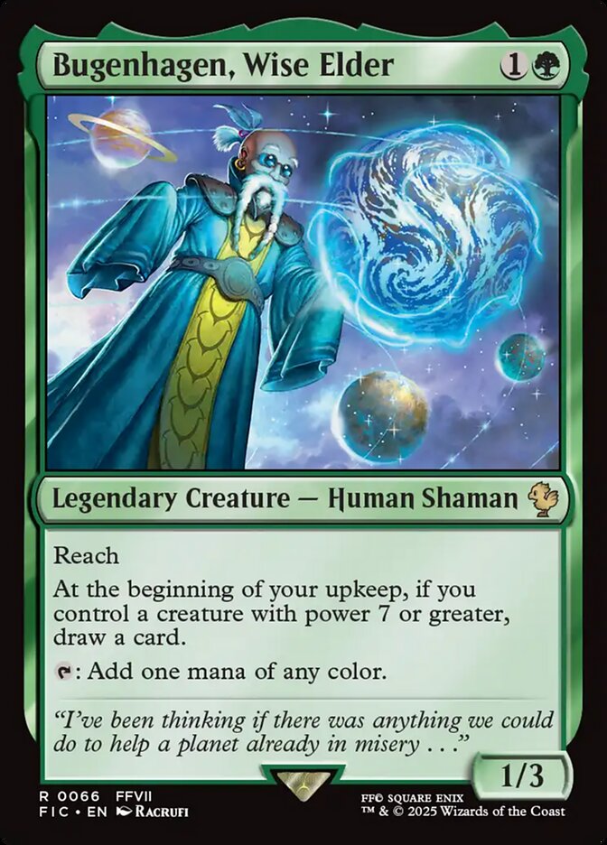 Magic the Gathering Card - Bugenhagen, Wise Elder - MTG Circle