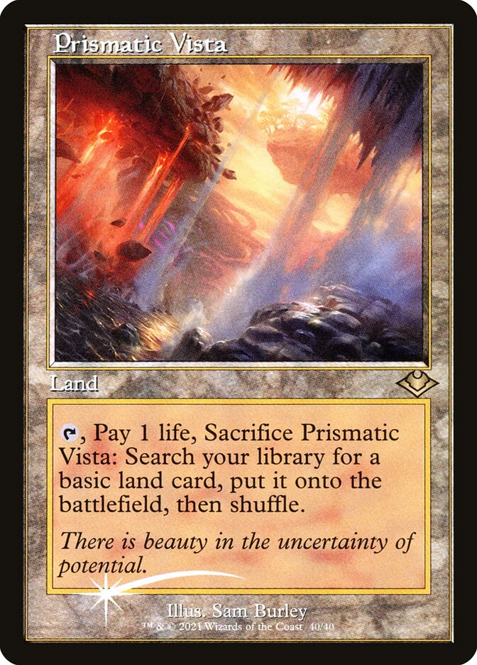 Magic the Gathering Card - Prismatic Vista - MTG Circle