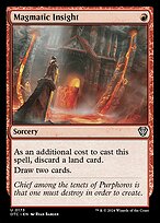 Magic the Gathering Card - Magmatic Insight - MTG Circle