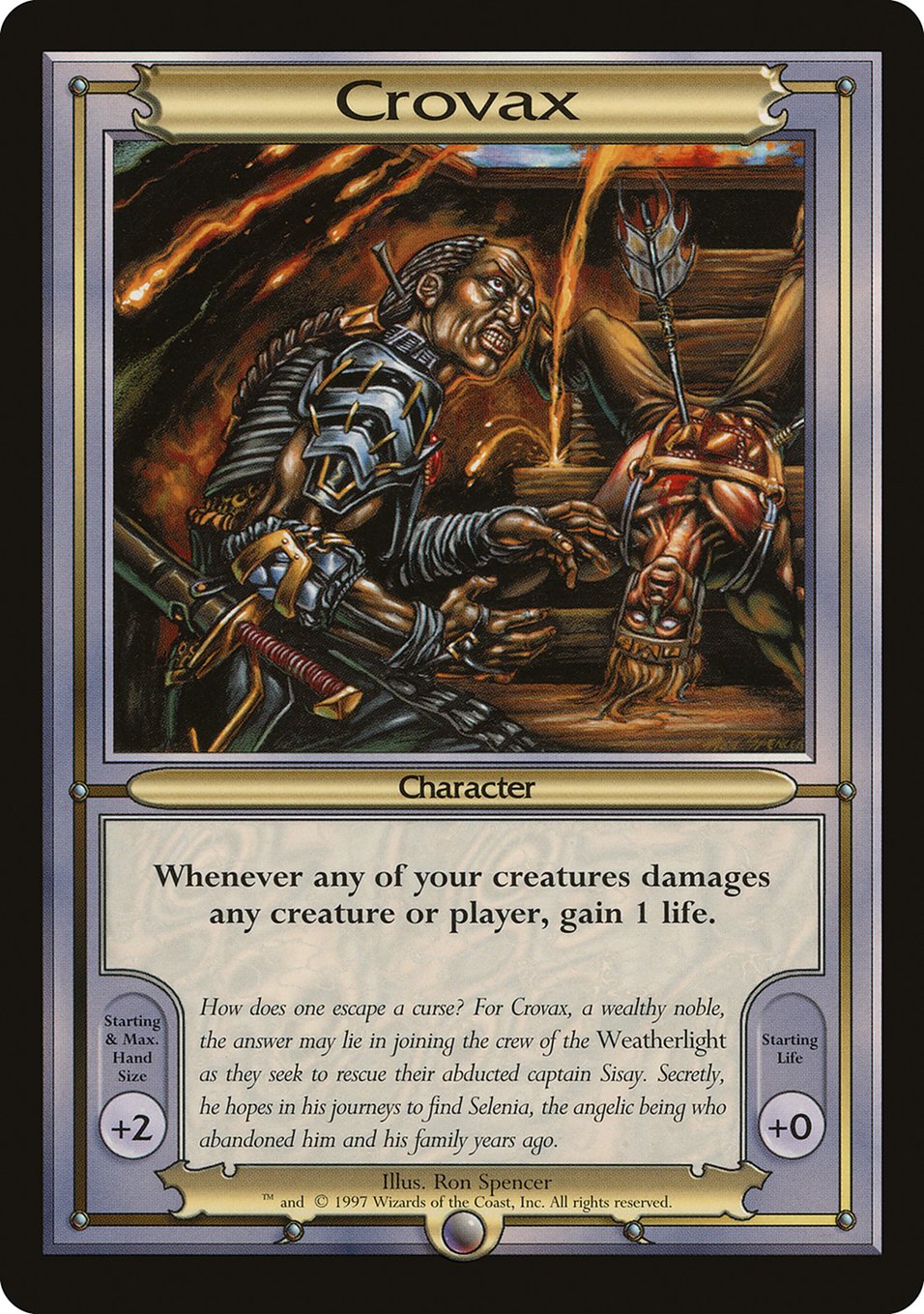 Magic the Gathering Card - Crovax - MTG Circle