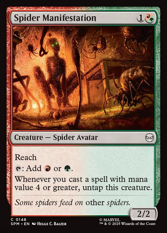Magic the Gathering Card - Spider Manifestation - MTG Circle