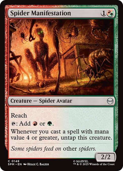 Magic the Gathering Card - Spider Manifestation - MTG Circle