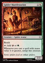 Magic the Gathering Card - Spider Manifestation - MTG Circle