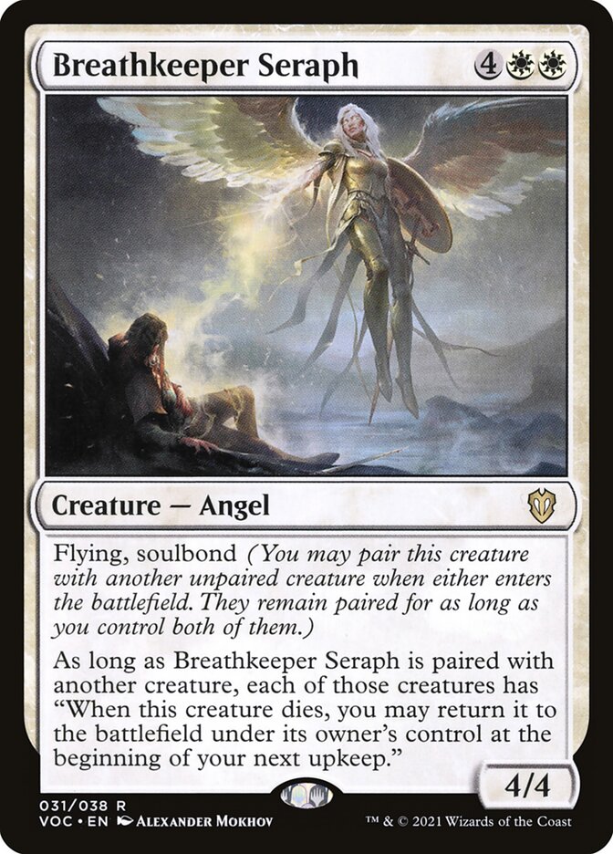Magic the Gathering Card - Breathkeeper Seraph - MTG Circle
