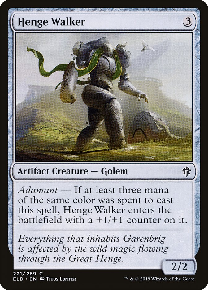 Magic the Gathering Card - Henge Walker - MTG Circle