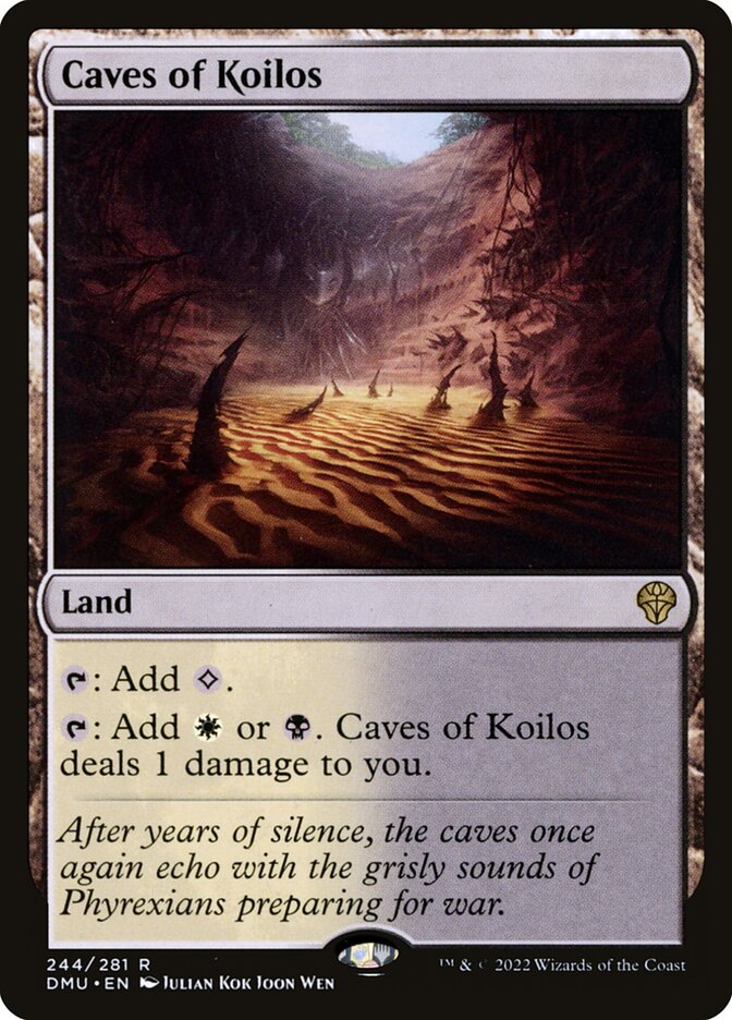 Magic the Gathering Card - Caves of Koilos - MTG Circle