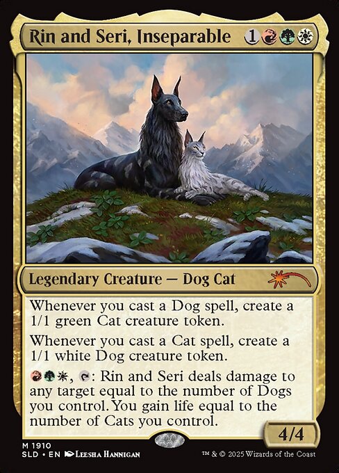 Magic the Gathering Card - Rin and Seri, Inseparable - MTG Circle