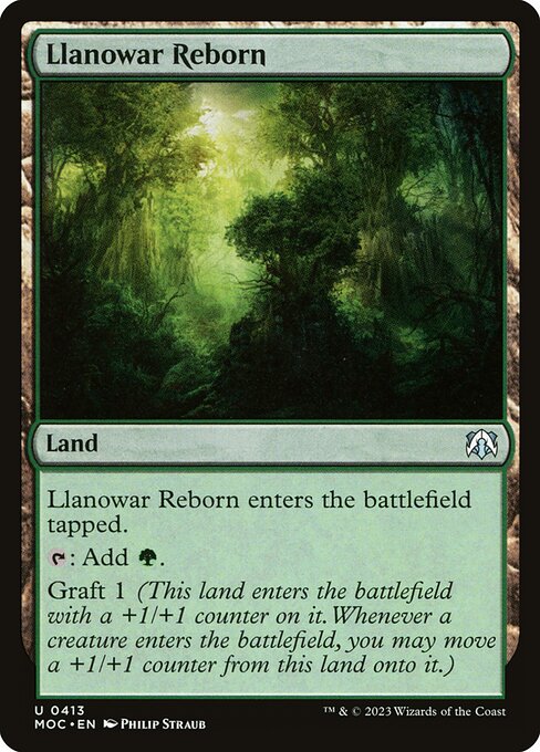 Magic the Gathering Card - Llanowar Reborn - MTG Circle