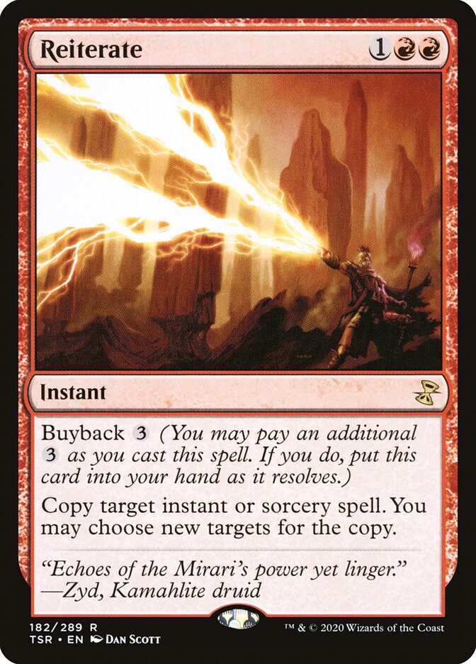 Magic the Gathering Card - Reiterate - MTG Circle