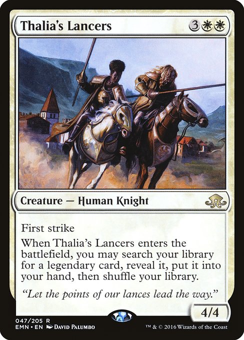 Magic the Gathering Card - Thalia's Lancers - MTG Circle