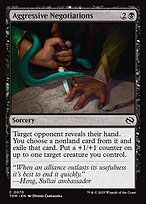 Magic the Gathering Card - Aggressive Negotiations - MTG Circle