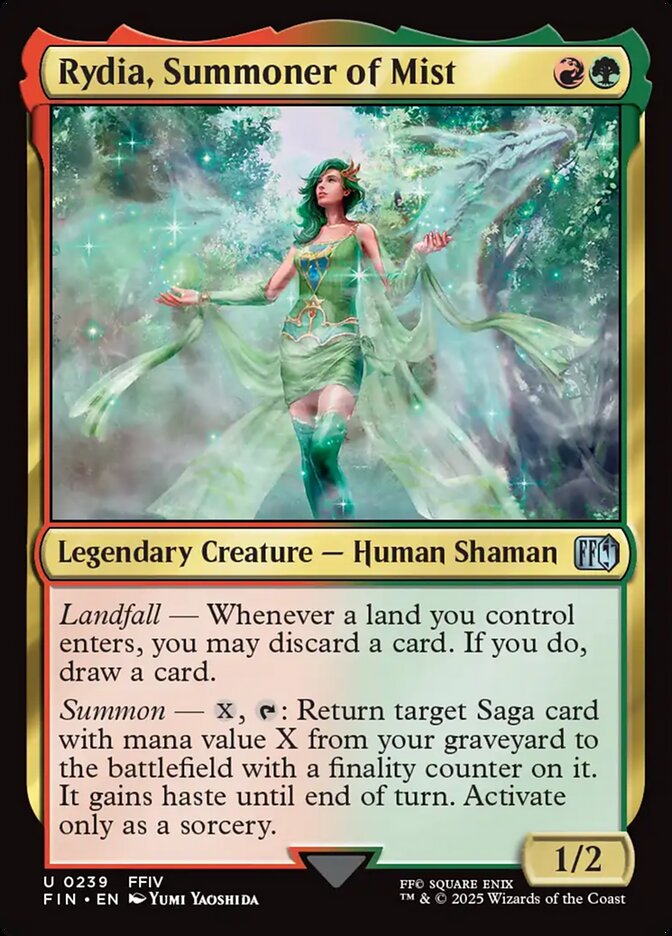 Magic the Gathering Card - Rydia, Summoner of Mist - MTG Circle