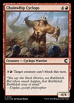 Magic the Gathering Card - Chainwhip Cyclops - MTG Circle