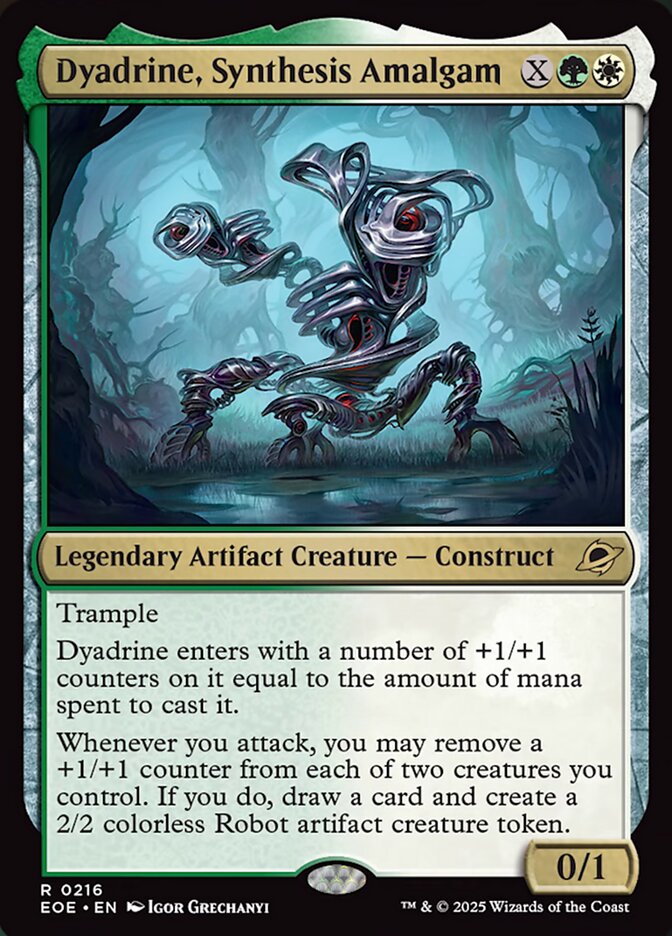 Magic the Gathering Card - Dyadrine, Synthesis Amalgam - MTG Circle