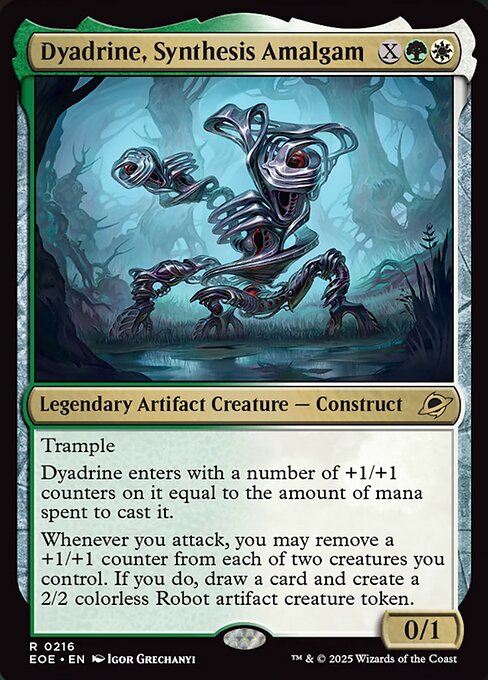 Magic the Gathering Card - Dyadrine, Synthesis Amalgam - MTG Circle