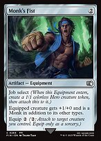 Magic the Gathering Card - Monk's Fist - MTG Circle