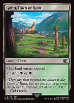 Magic the Gathering Card - Gohn, Town of Ruin - MTG Circle