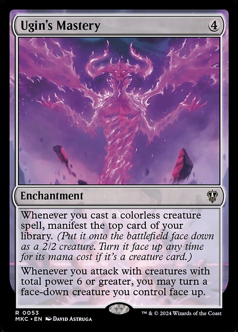 Magic the Gathering Card - Ugin's Mastery - MTG Circle