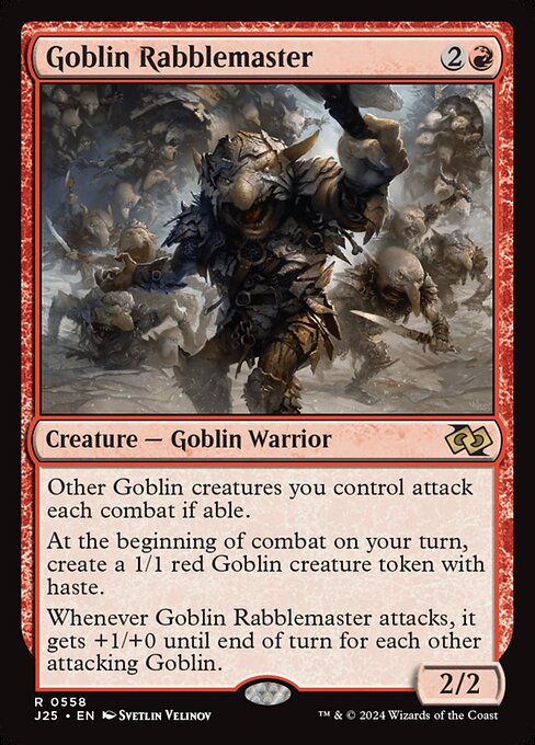 Magic the Gathering Card - Goblin Rabblemaster - MTG Circle