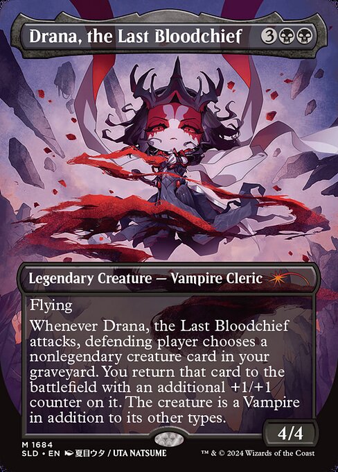 Magic the Gathering Card - Drana, the Last Bloodchief - MTG Circle