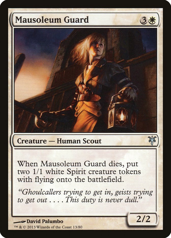 Magic the Gathering Card - Mausoleum Guard - MTG Circle