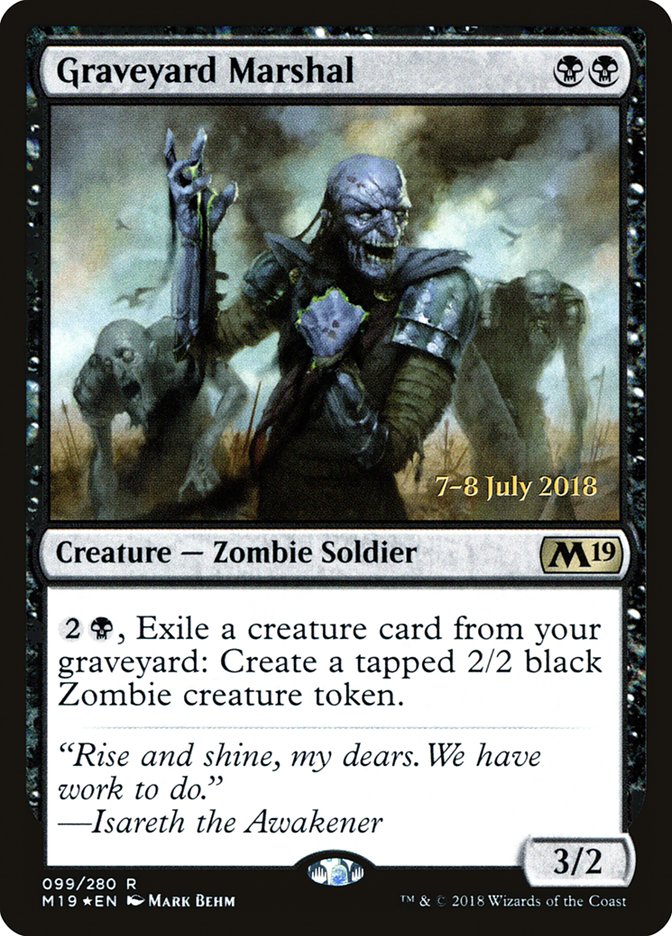 Magic the Gathering Card - Graveyard Marshal - MTG Circle