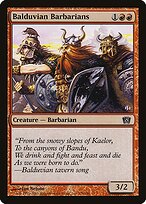 Magic the Gathering Card - Balduvian Barbarians - MTG Circle