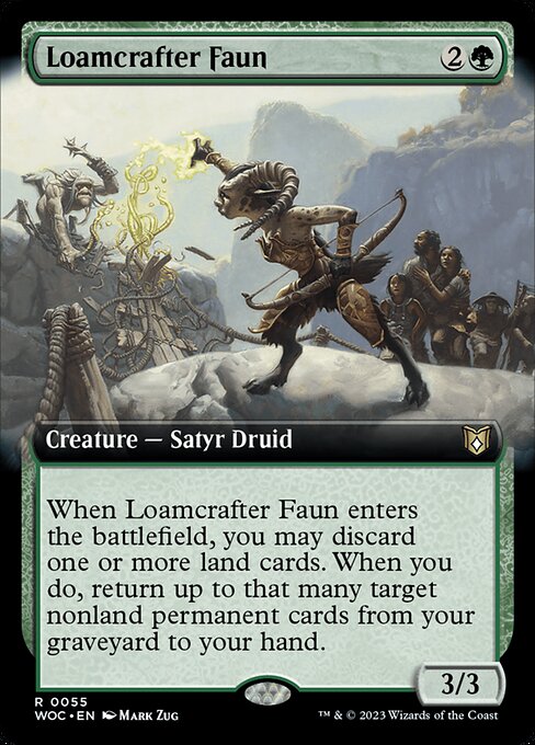 Magic the Gathering Card - Loamcrafter Faun - MTG Circle
