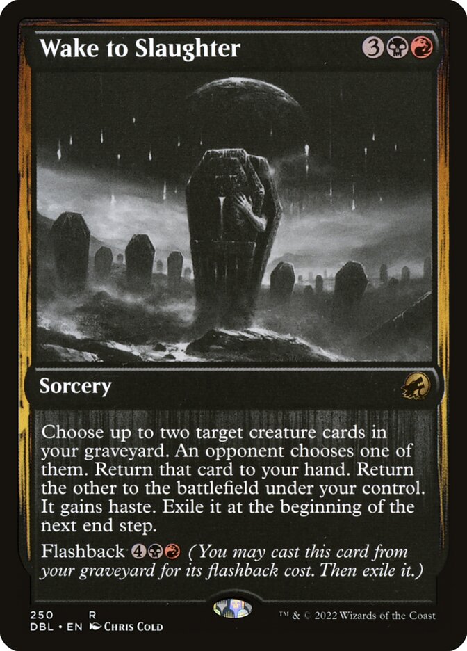Magic the Gathering Card - Wake to Slaughter - MTG Circle
