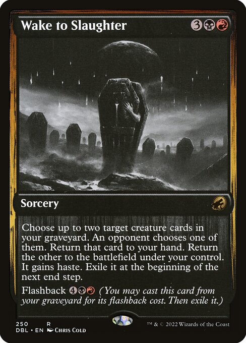 Magic the Gathering Card - Wake to Slaughter - MTG Circle
