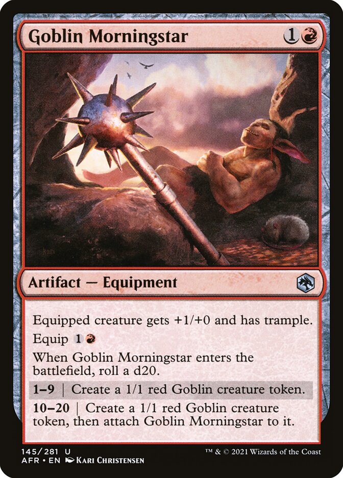 Magic the Gathering Card - Goblin Morningstar - MTG Circle